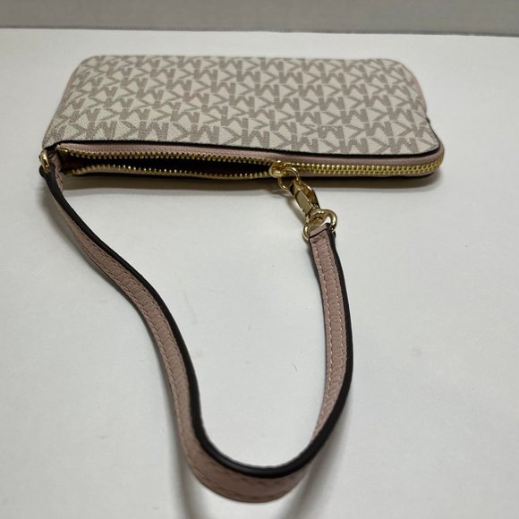 Michael Kors Pink and Cream Wristlet - Picture 4 of 9